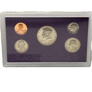 1989 S United States Mint proof Set. With OGP+COA. 5-Coins.